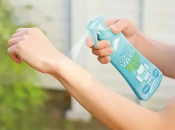 Cách sử dụng xịt muỗi Vape xanh Nhật Bản