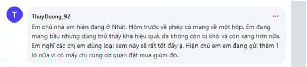 Review tác dụng của kem dưỡng aloins xanh của Nhật của Thùy Dương
