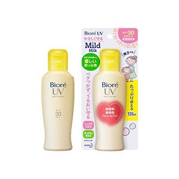 Kem chống nắng cho trẻ em Biore Mild Care Milk Kem chống nắng cho trẻ em Biore Mild Care Milk