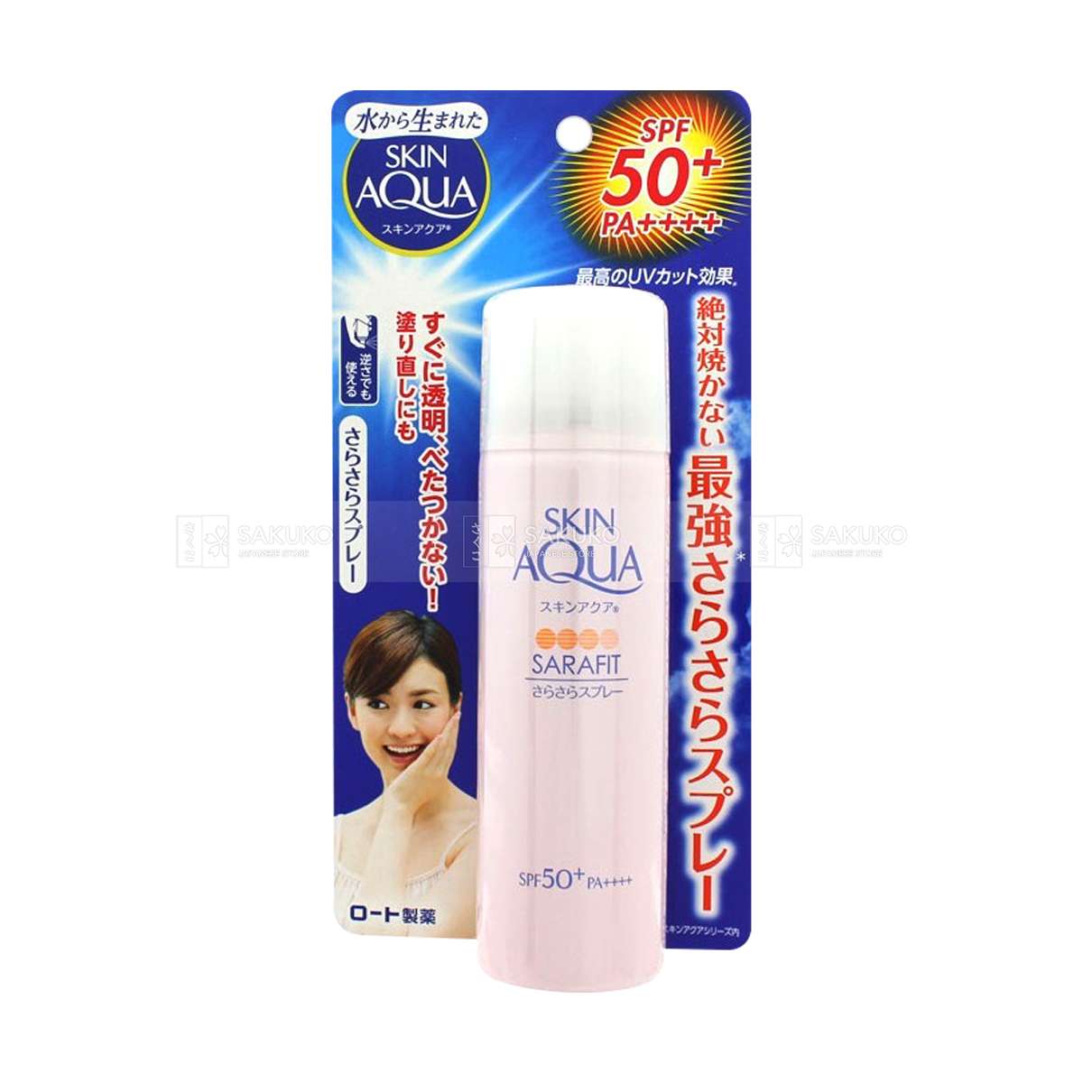 Skin Aqua Sarafit SPF50+ mùi hương hoa thơm mát