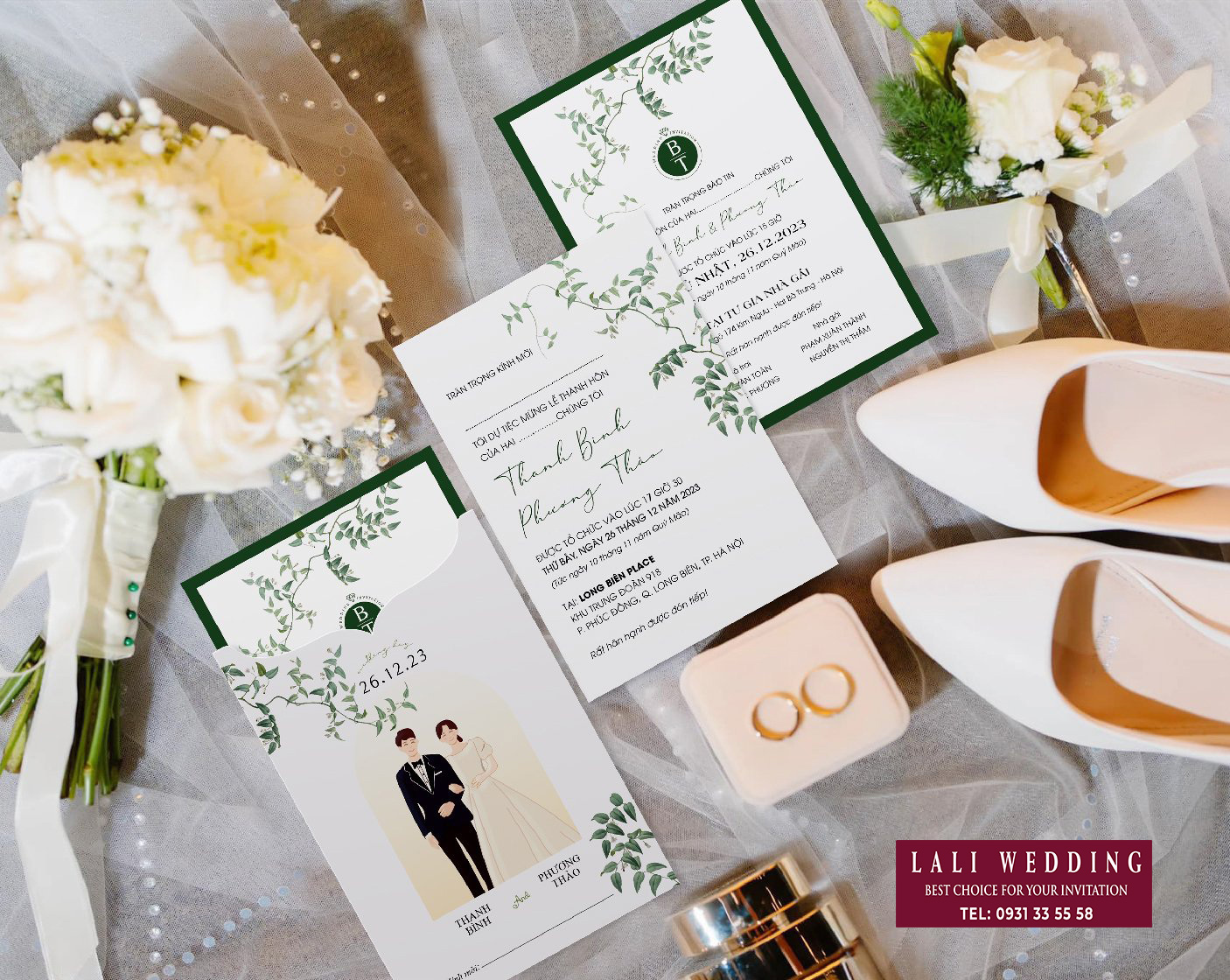 Thiệp rút – Lali Wedding