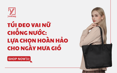 Túi đeo vai nữ chống nước: Lựa chọn hoàn hảo cho ngày mưa gió
