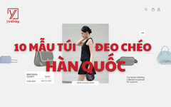 10 mẫu túi đeo chéo nữ phong cách Hàn Quốc được giới trẻ yêu thích