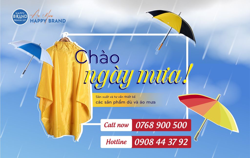 ÁO MƯA HAPPY BRAND - VÌ SAO NÊN CHỌN ÁO MƯA LÀM QUÀ TẶNG TRI ÂN KHÁCH HÀNG ?