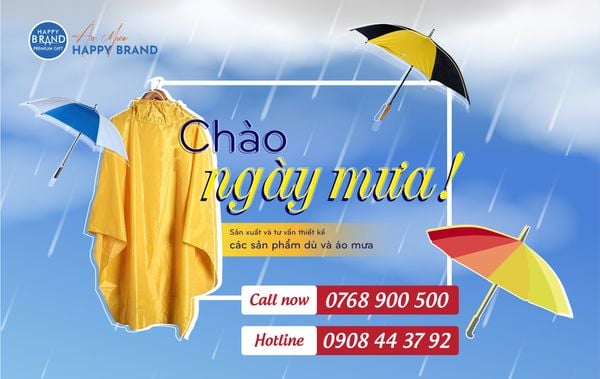 ÁO MƯA HAPPY BRAND - VÌ SAO NÊN CHỌN ÁO MƯA LÀM QUÀ TẶNG TRI ÂN KHÁCH HÀNG ?