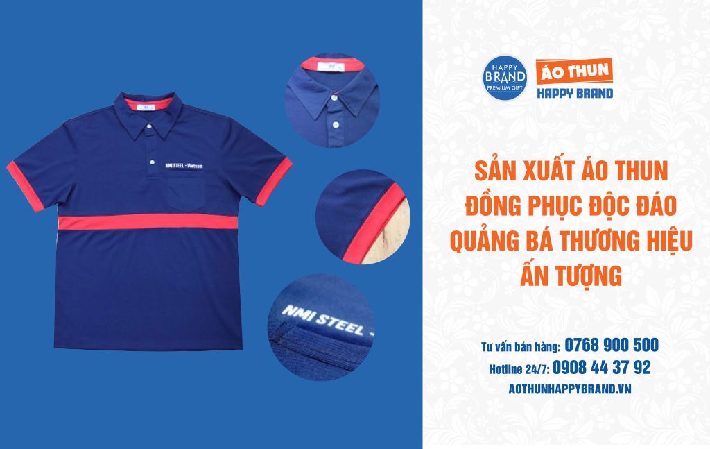 ÁO THUN HAPPYBRAND - SẢN XUẤT ÁO THUN ĐỒNG PHỤC ĐỘC ĐÁO, QUẢNG BÁ THƯƠNG HIỆU ẤN TƯỢNG.