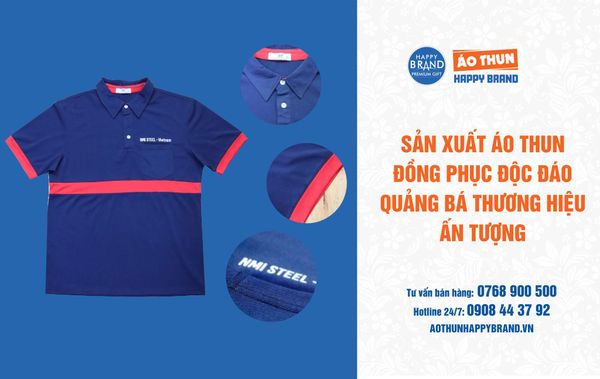 ÁO THUN HAPPYBRAND - SẢN XUẤT ÁO THUN ĐỒNG PHỤC ĐỘC ĐÁO, QUẢNG BÁ THƯƠNG HIỆU ẤN TƯỢNG.