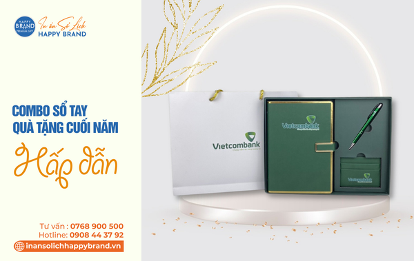 Combo Sổ tay Happy Brand - Quà tặng cuối năm HẤP DẪN