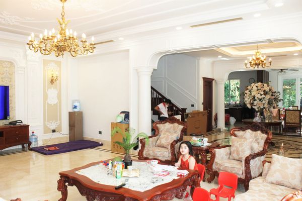 hoàn thiện nội thất biệt thự khu đô thị