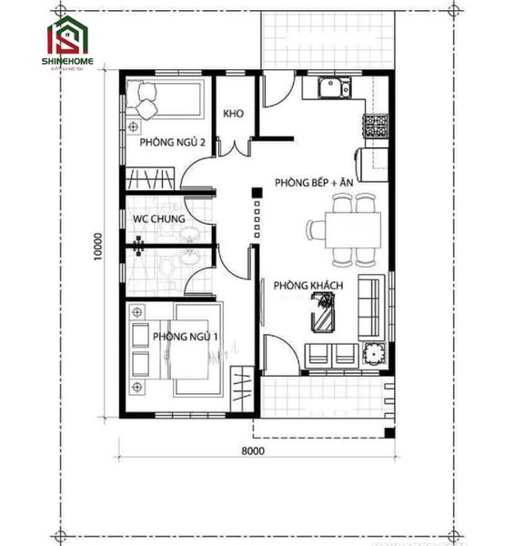 bản vẽ mặt bằng nhà