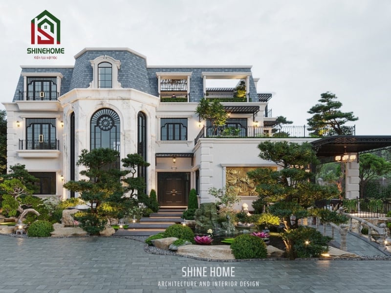 biệt thự 3 tầng