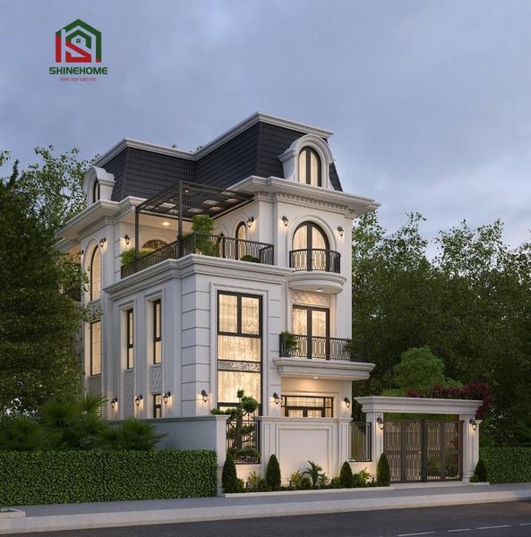 biệt thự 4 tầng