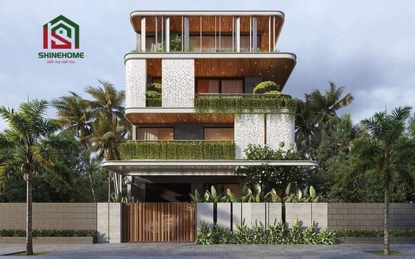 biệt thự 4 tầng