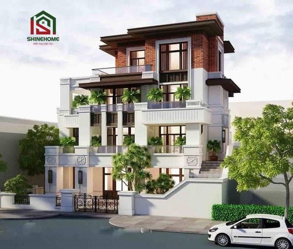 biệt thự 4 tầng