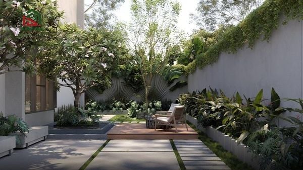 biệt thự mini sân vườn