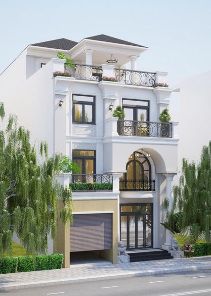 Biệt thự phố 4 tầng