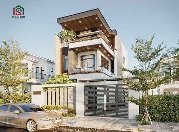 biệt thự phố hiện đại