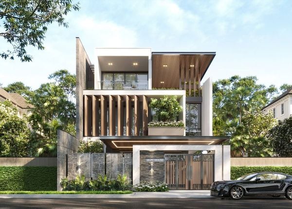 Biệt thự phố hiện đại