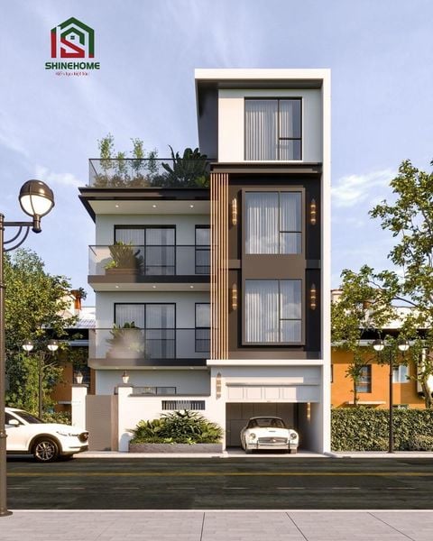 biệt thự phố hiện đại