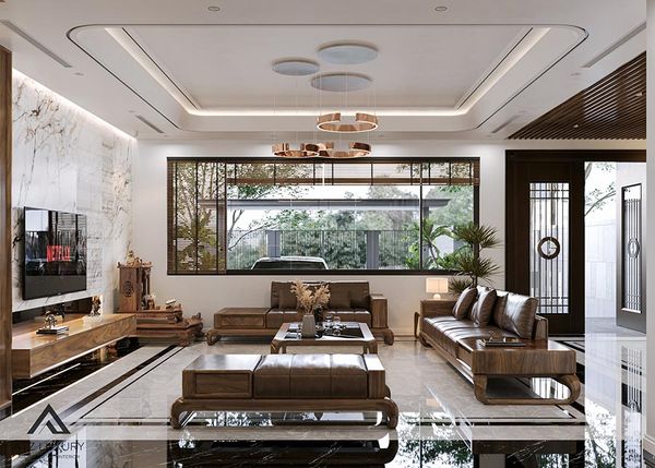 bố trí công năng trong biệt thự khu dân cư