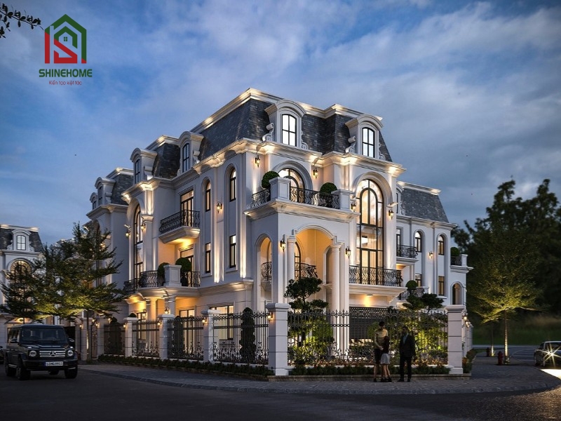 Mái nhà biệt thự đẹp