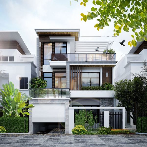 mẫu biệt thự liền kề