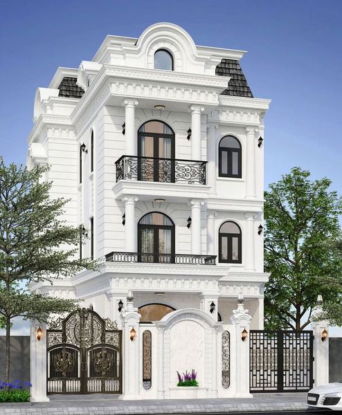 Mẫu biệt thự tân cổ điển