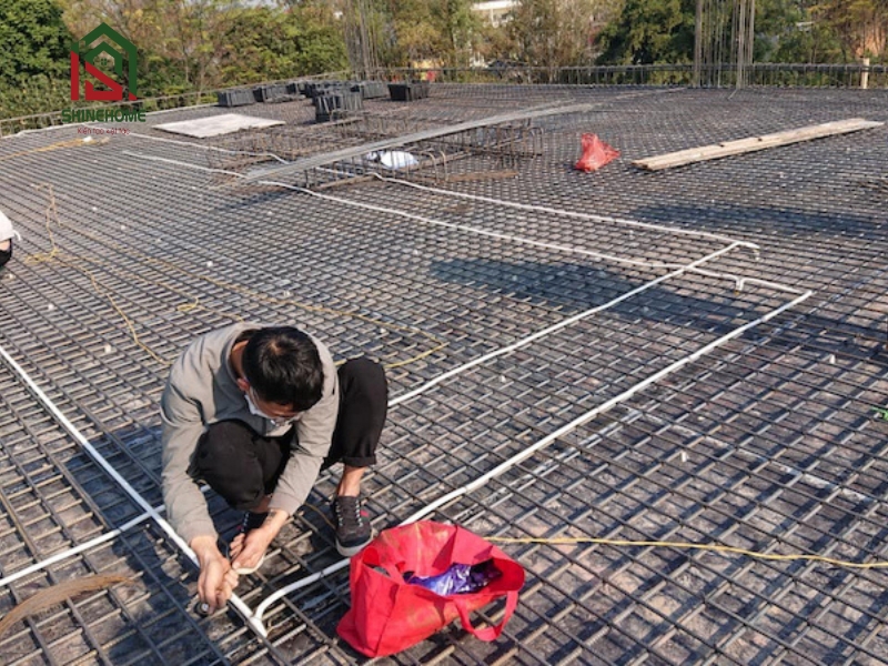 Thi công nhà cao tầng sử dụng công nghệ sàn dự ứng lực