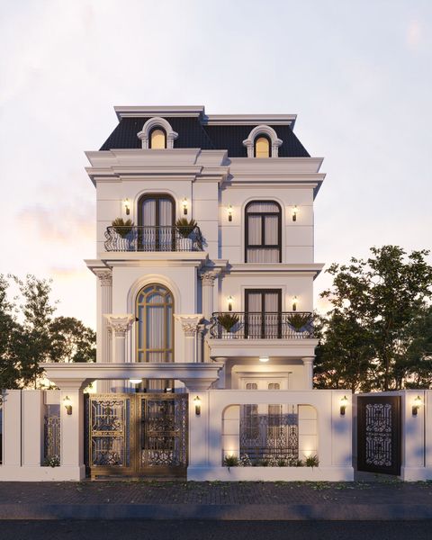 phong cách thiết kế biệt thự