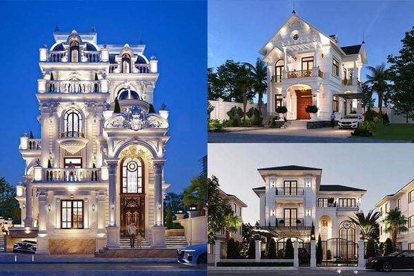 chi phí thi công biệt thự hiện đại và cổ điển