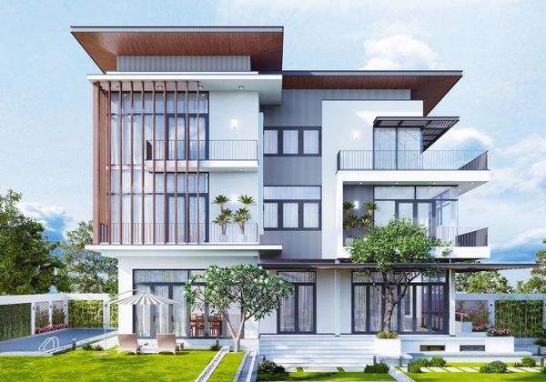 thi công biệt thự xây mới trọn gói