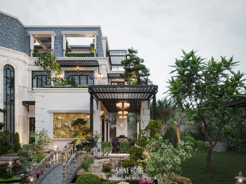 thiết kế thi công biệt thự xây mới