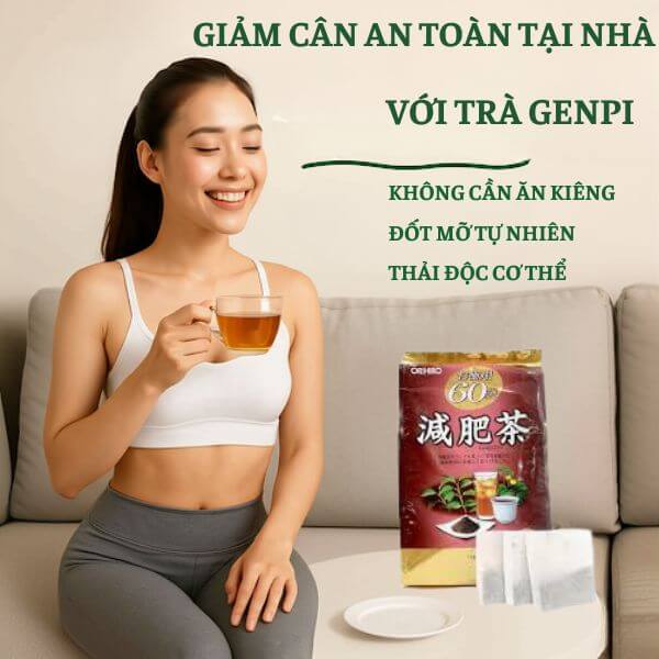 Giảm Cân An Toàn Tại Nhà Với Trà Genpi!