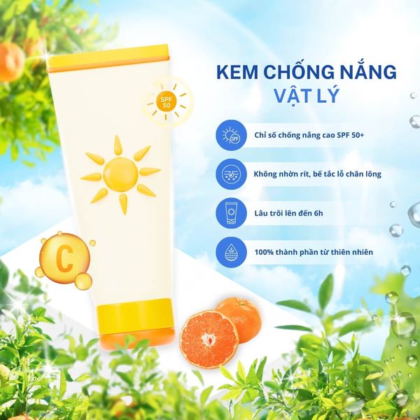 kem chống nắng vật lý