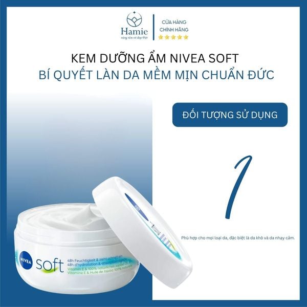 Kem Dưỡng Ẩm Nivea Soft DTSD