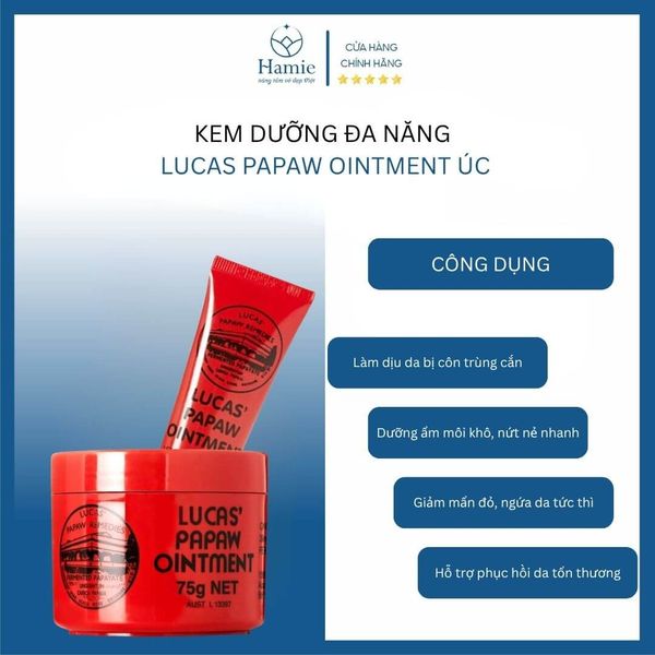 Kem Dưỡng Đa Năng Lucas Papaw Ointment Úc CD