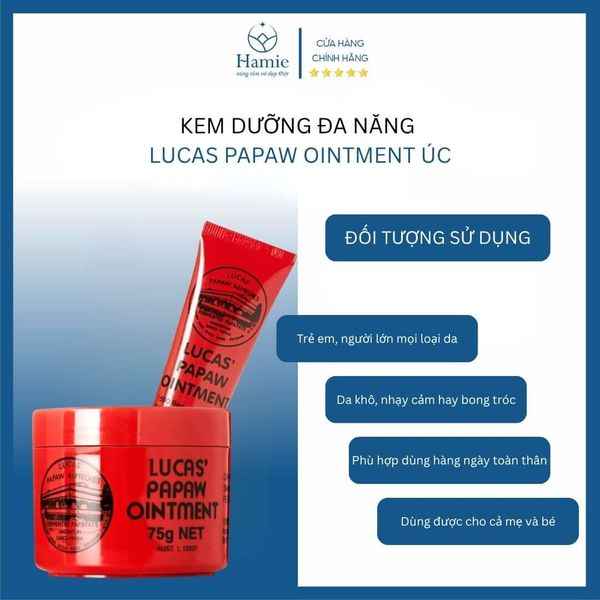 Kem Dưỡng Đa Năng Lucas Papaw Ointment Úc DTSD