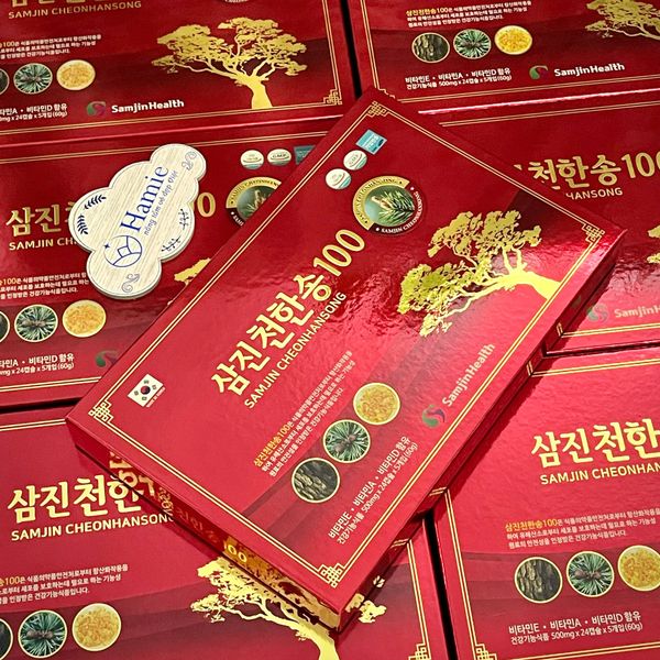 Viên uống Tinh Dầu Thông Đỏ Hàn Quốc Samjin Cheonhansong 500mg 120 Viên