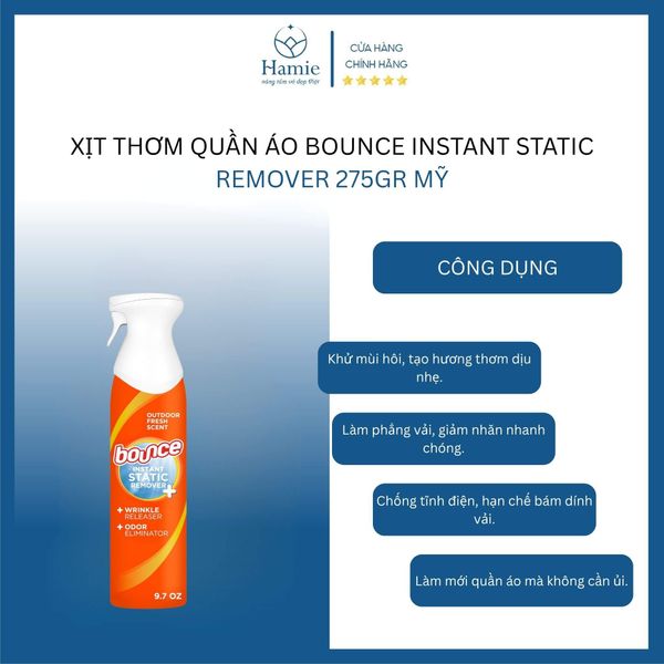Xịt Thơm Quần Áo Bounce CD