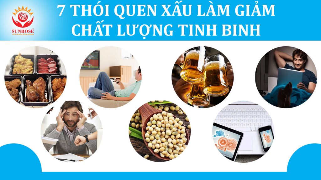 7 Thói Quen Xấu Làm Giảm Chất Lượng Tinh Binh
