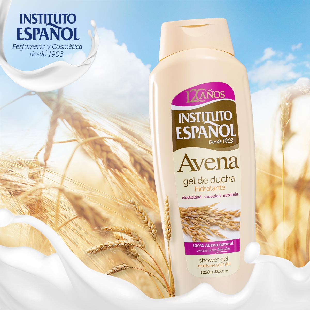 Gel tắm từ yến mạch Avena Instituto Espanol