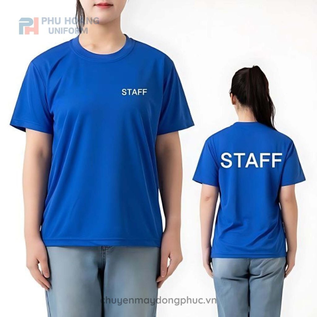 Vải Poly: Sự Kết Hợp Hoàn Hảo Giữa Bền Bỉ và Tiện Lợi Cho Áo Thun Công Nhân