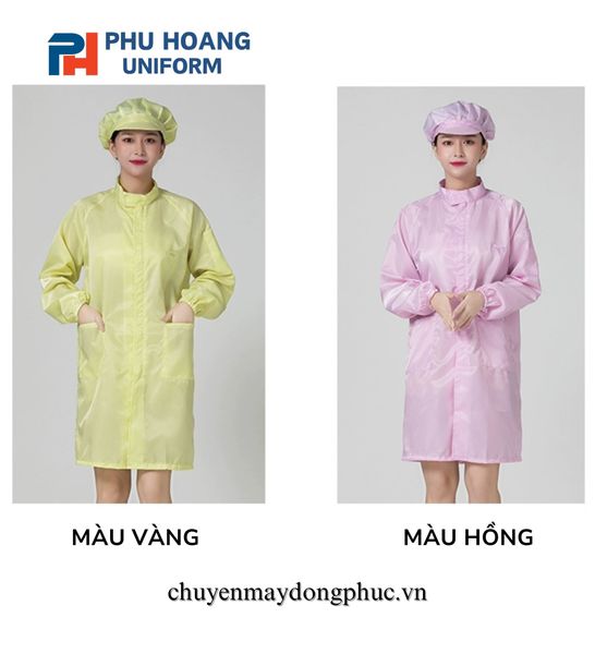 ÁO CHOÀNG PHÒNG SẠCH CHỐNG TĨNH ĐIỆN 010