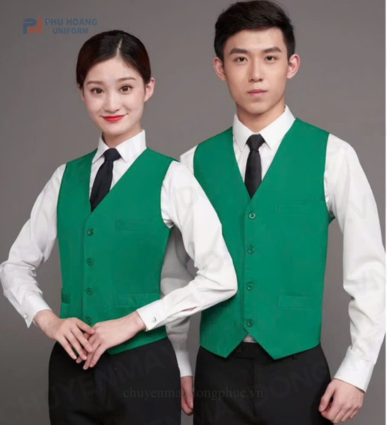 Áo gile nhà hàng