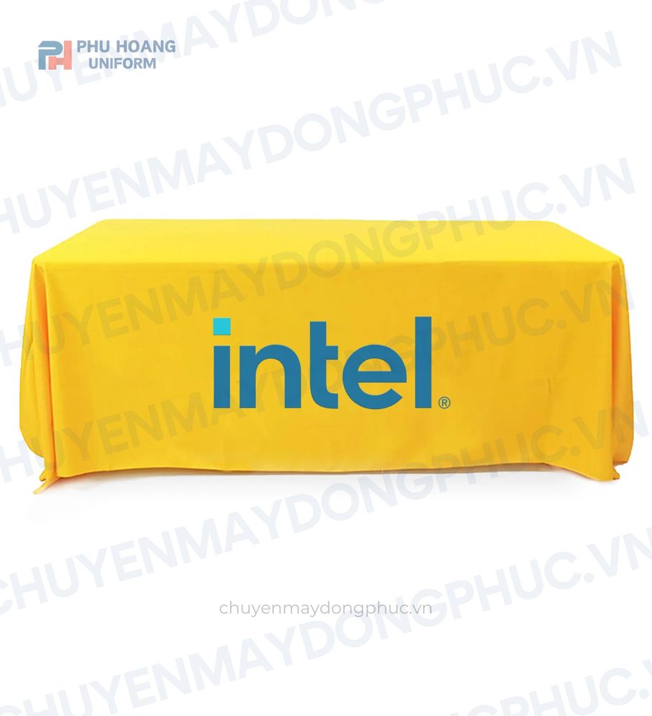 khăn trải bàn in logo