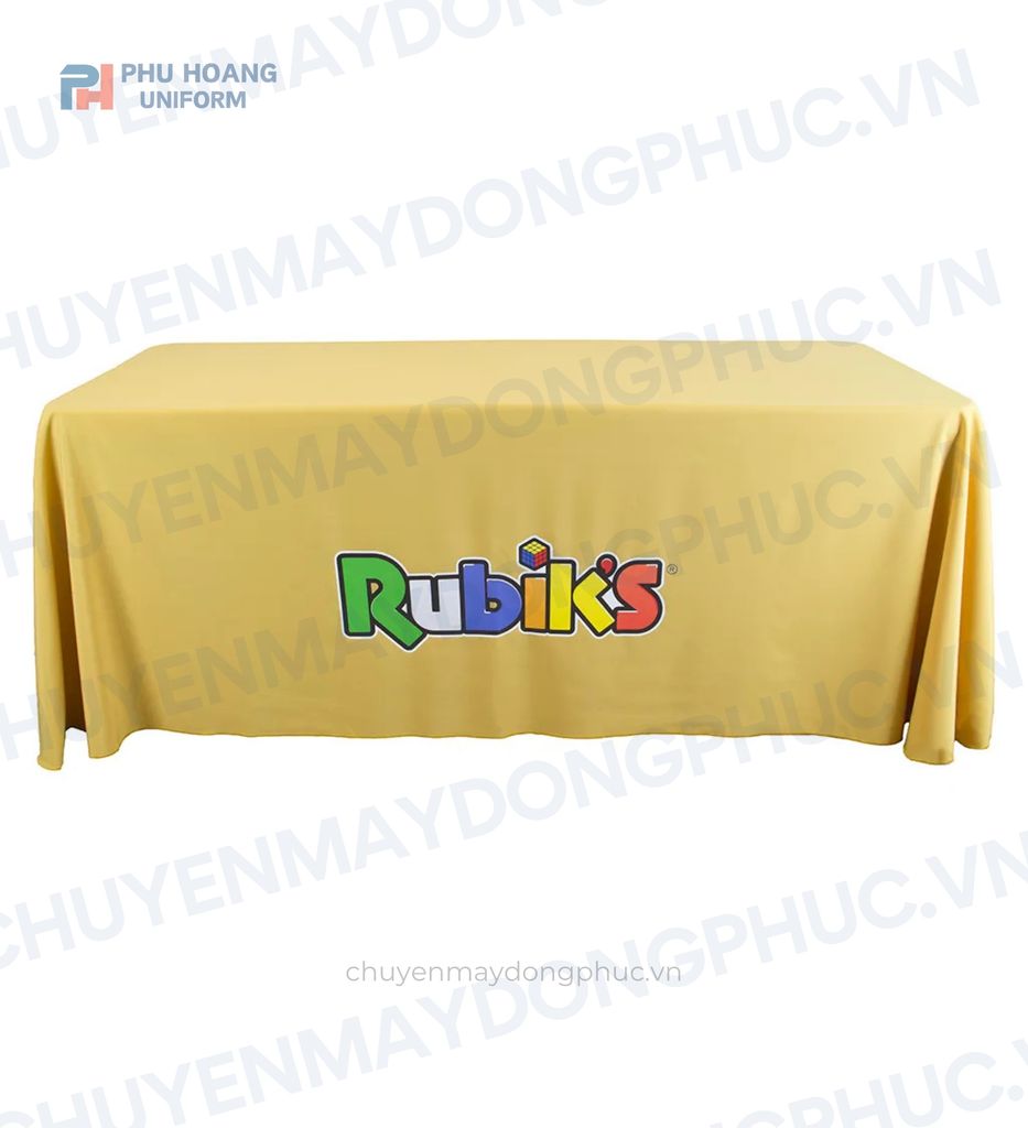 khăn trải bàn in logo