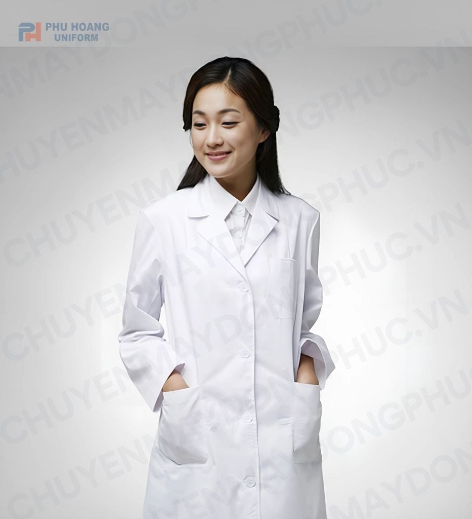 ÁO BLOUSE TRẮNG TAY DÀI MAY SẴN
