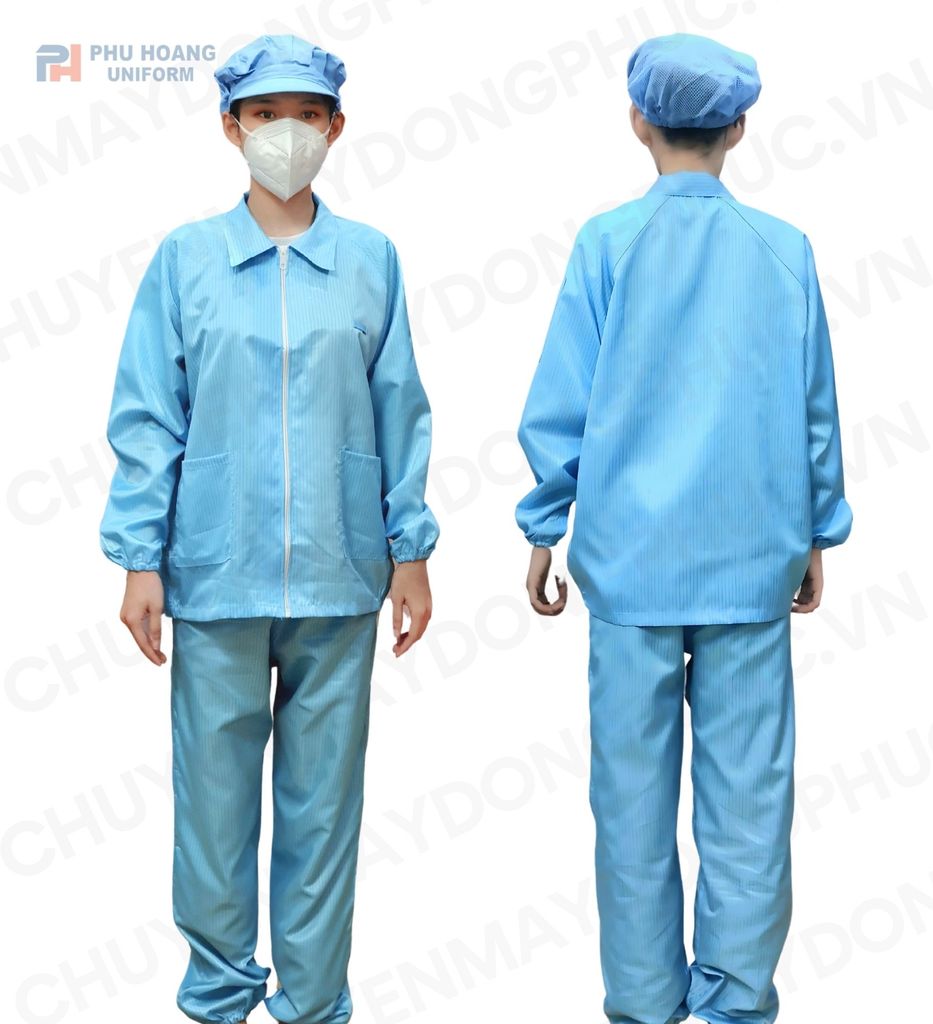 QUẦN ÁO PHÒNG SẠCH CHỐNG TĨNH ĐIỆN