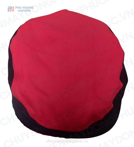 Mũ Nồi Beret Phục Vụ Màu Đỏ – Đen 001