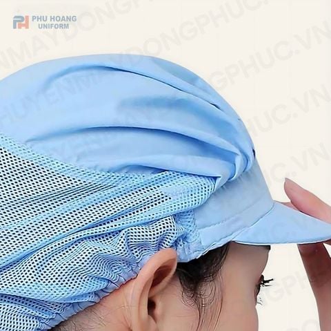 NÓN THỦY SẢN MÀU XANH MAY SẴN 009